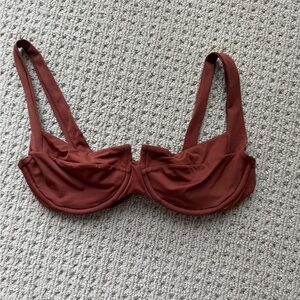 Lspace Mako Bikini Top -Tobacco size M